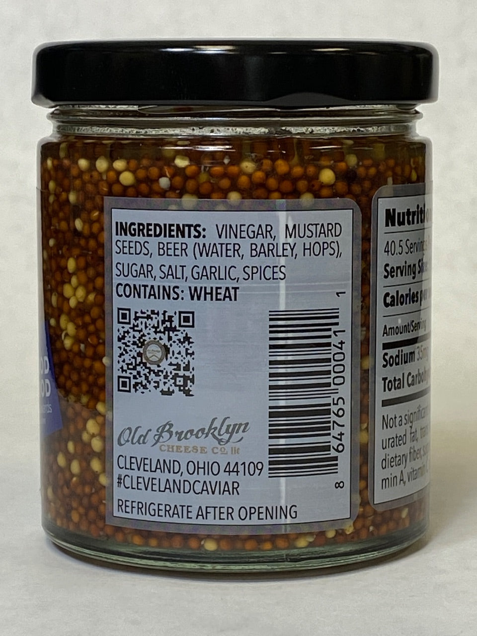 Old Brooklyn Mustards Pepped Up Mustard