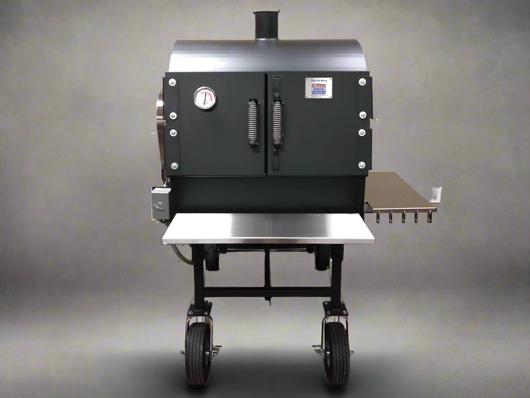 American Barbecue Systems Pit-Boss with Stainless Rotisserie Smoker