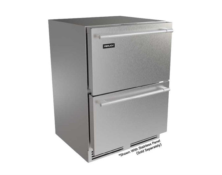 Perlick G5 Luxe 24" Stainless Steel Refrigerator Drawers