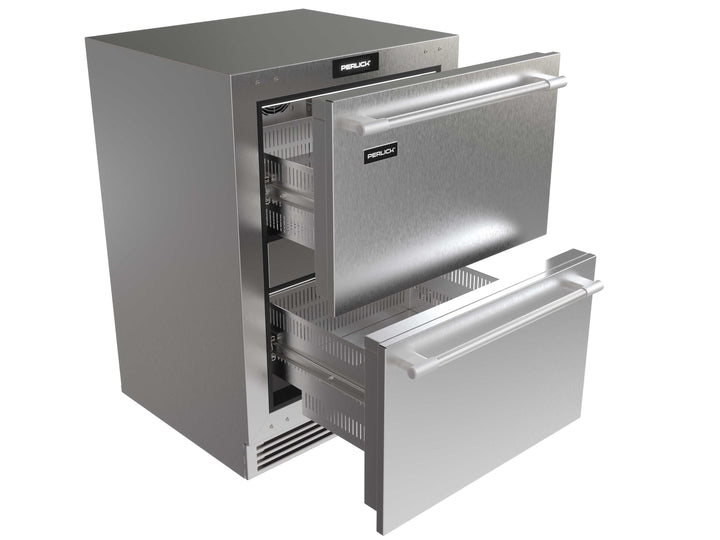 Perlick G5 Luxe 24" Stainless Steel Refrigerator Drawers