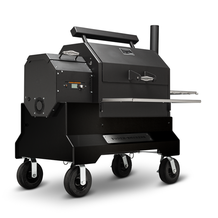 Yoder Smokers YS640S Pellet Grill on Competition Cart