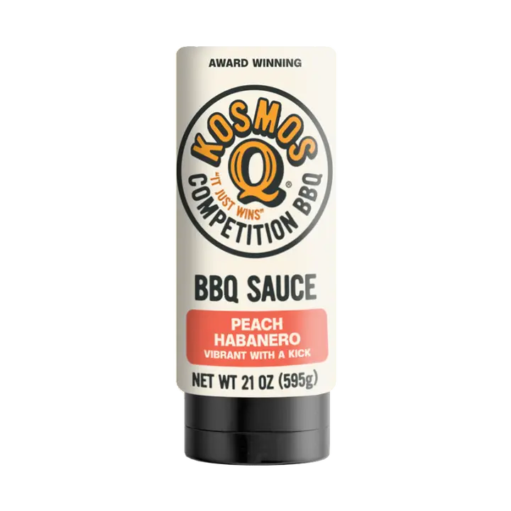 Kosmos Q Peach Habanero BBQ Sauce