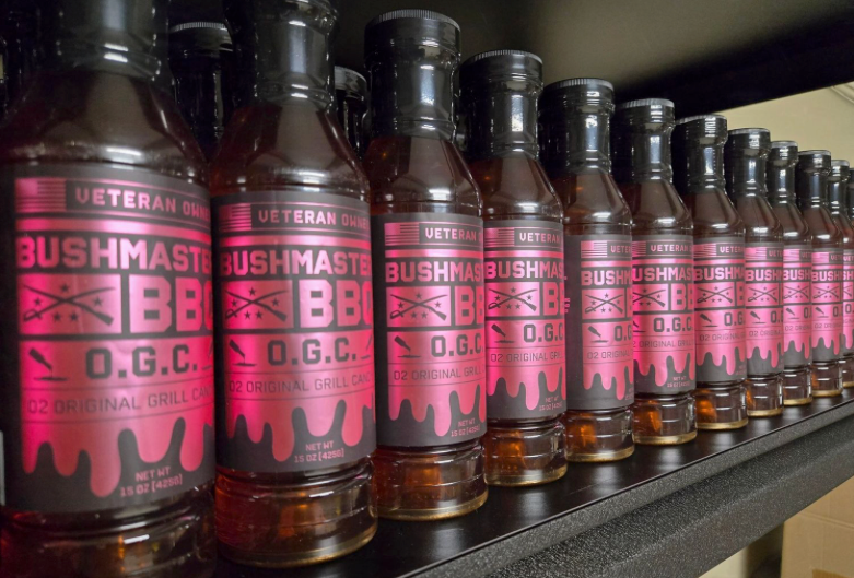 Bushmaster BBQ Original Grill Candy sweet heat barbecue glaze bottle