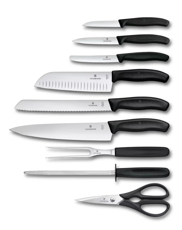 Victorinox Classic Cutlery Block, 9 Pieces