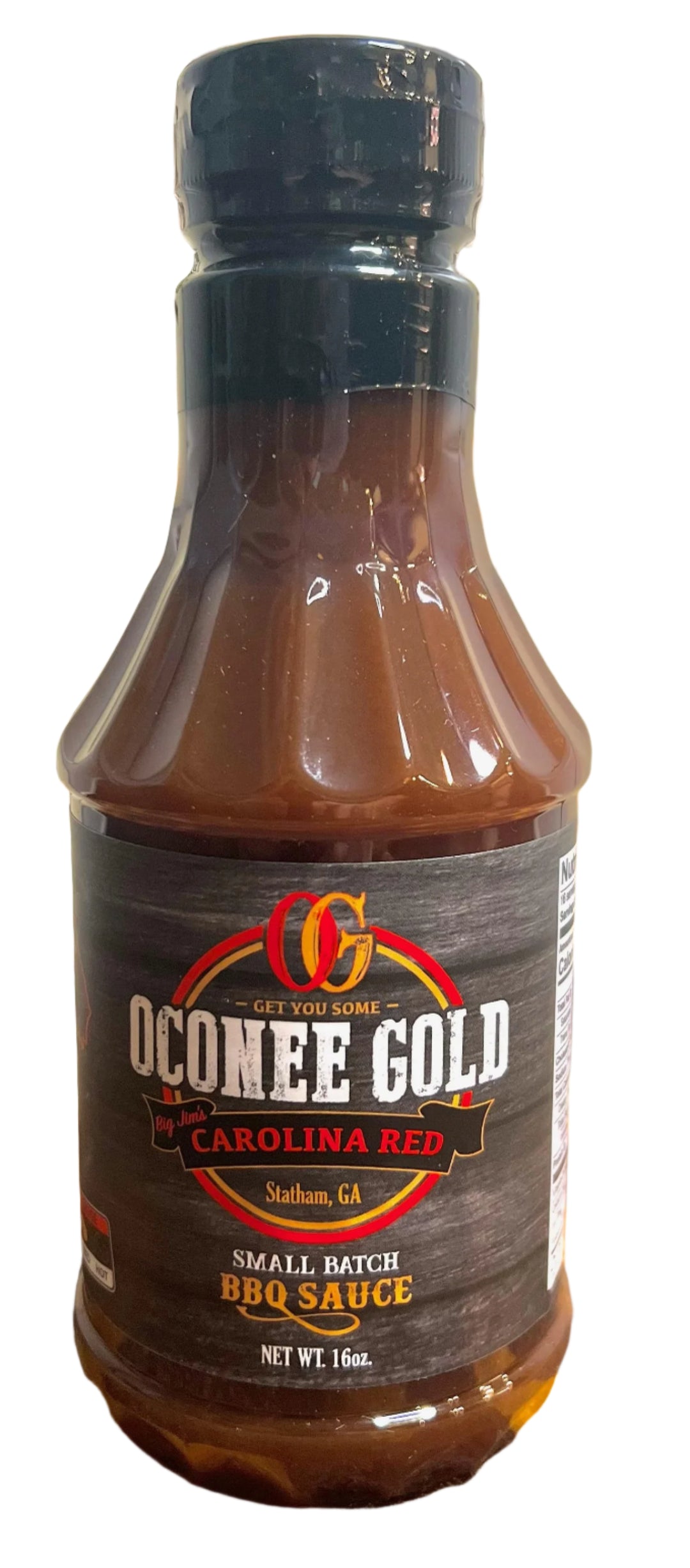 Oconee Gold Big Jim's Carolina Red BBQ Sauce