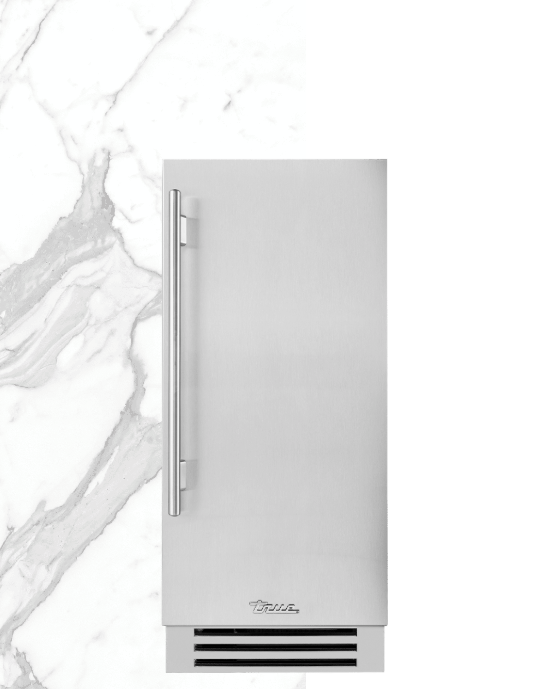 TRUE RESIDENTIAL UNDERCOUNTER CLEAR ICE MACHINE 15 SOLID STAINLESS