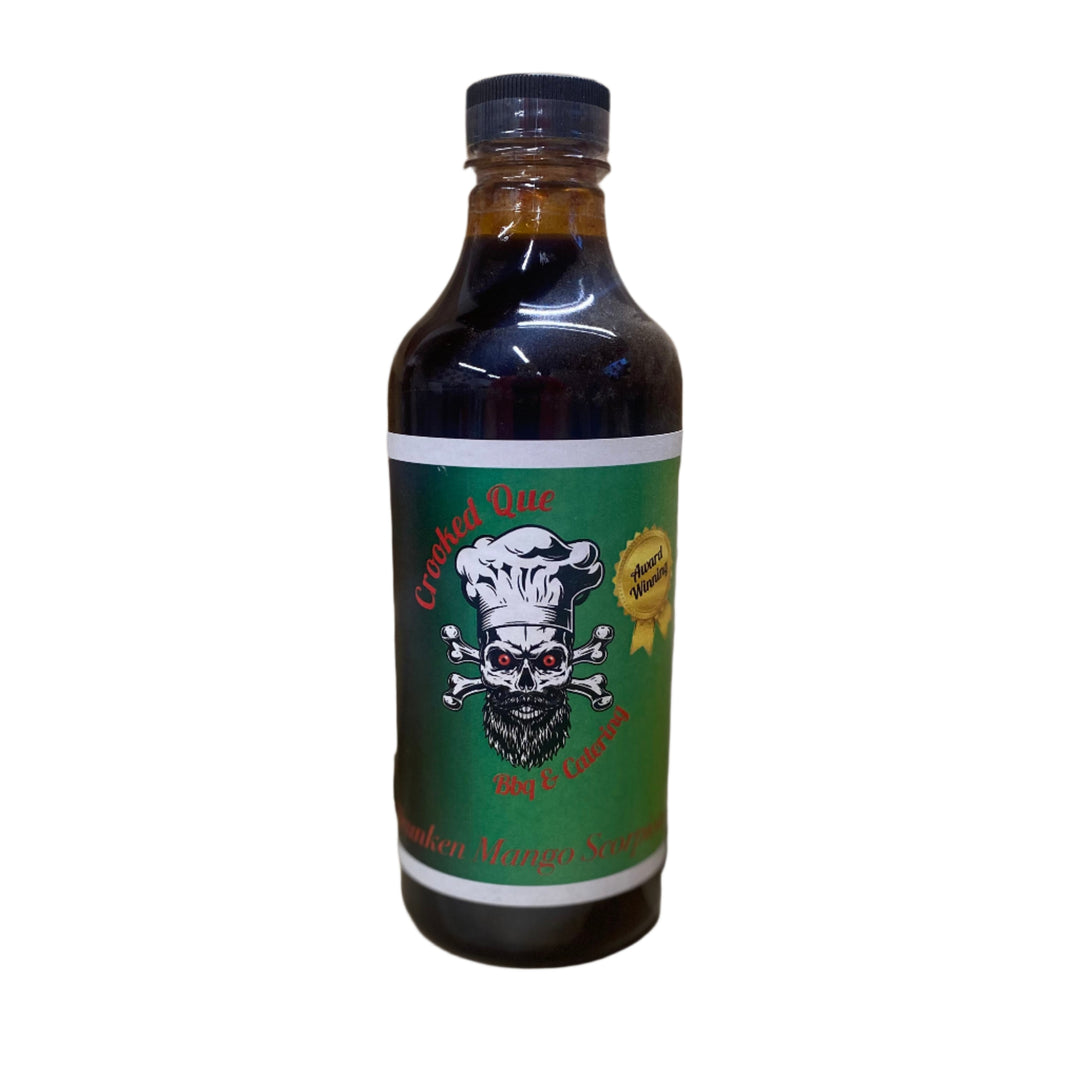 Crooked Que Drunken Mango Scorpion Sauce