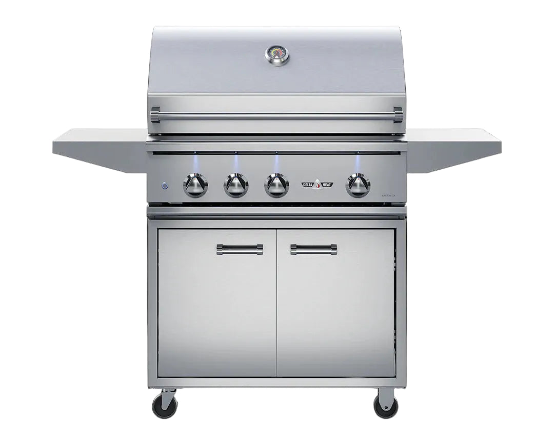 Delta Heat 32" Freestanding Gas Grill - American Fire BBQ