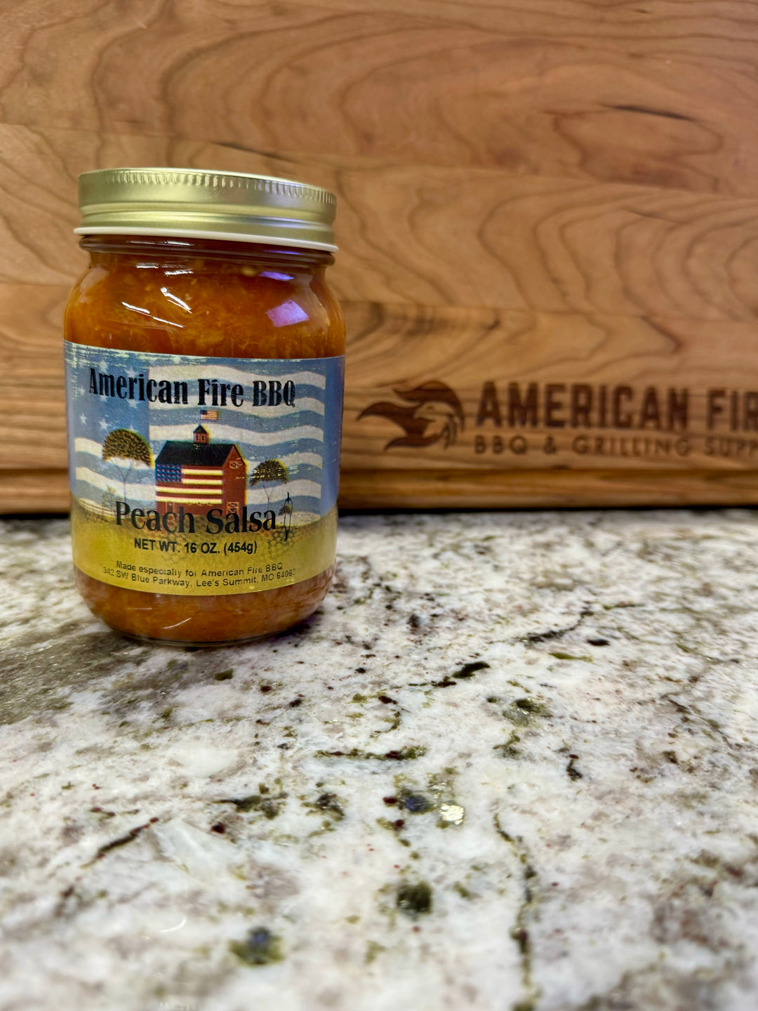 American Fire BBQ Peach Salsa
