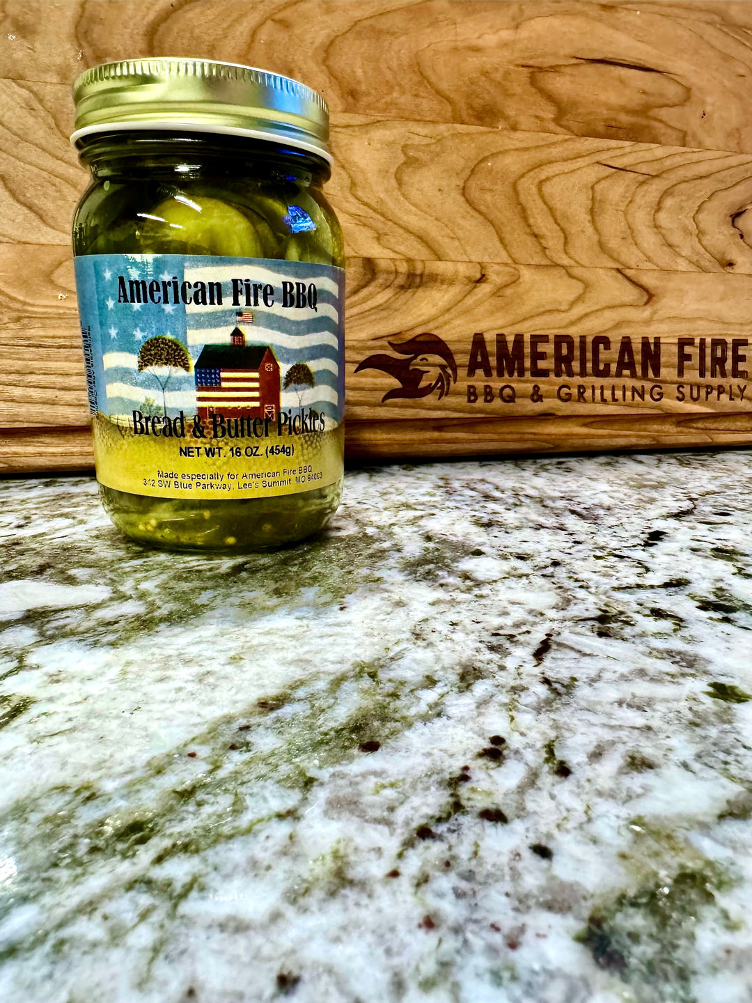 American Fire BBQ Bread &amp; Butter Pickles