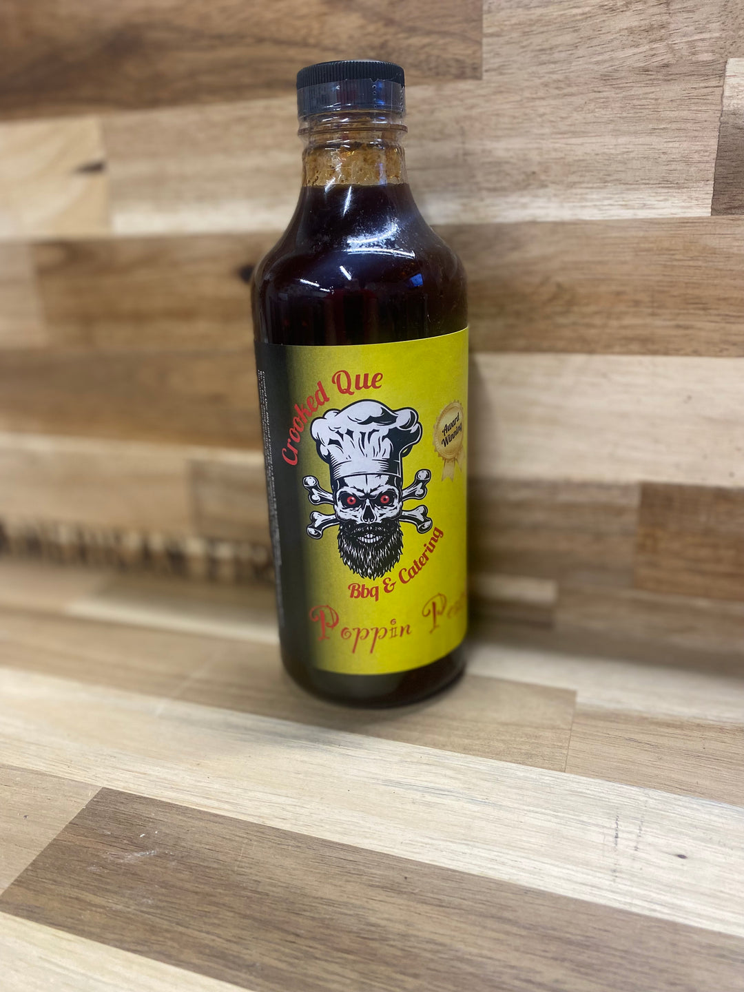 Crooked Que Poppin Peach Sauce
