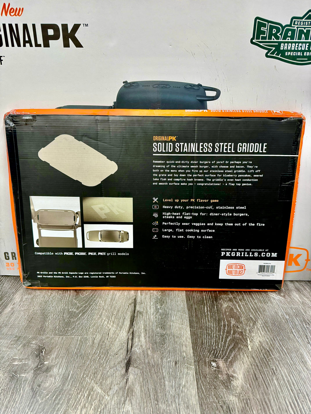 PK Stainless Steel Griddle Solid