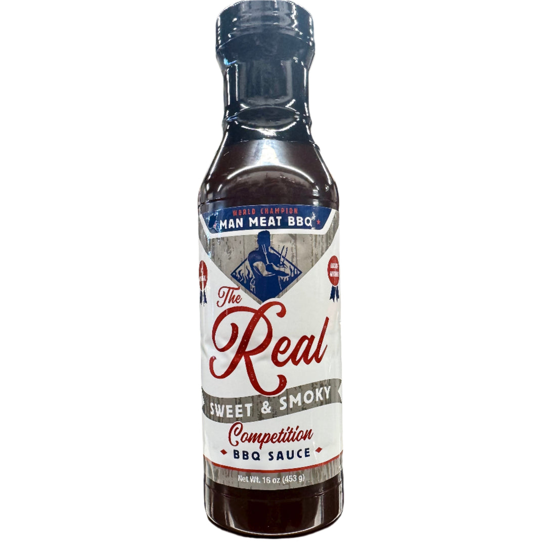 Man Meat BBQ The Real Sweet & Smoky Sauce - World Championship Flavor | Nationwide Shipping Available
