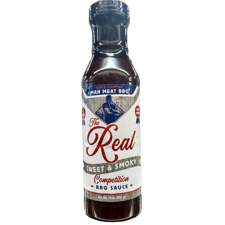 Man Meat BBQ The Real Sweet & Smoky Sauce - World Championship Flavor | Nationwide Shipping Available