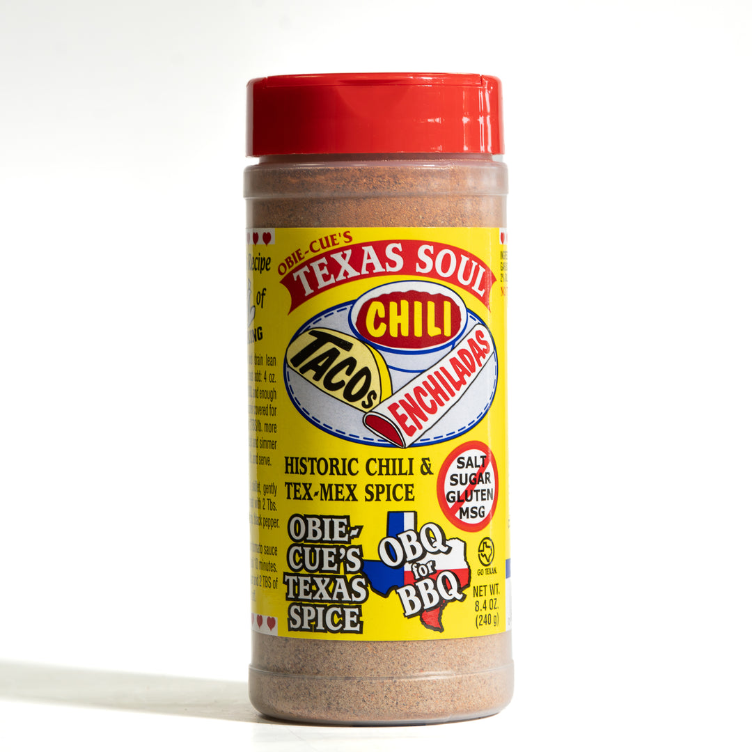 Obie-Cue’s Texas Soul Chili &amp; Tex-Mex Seasoning