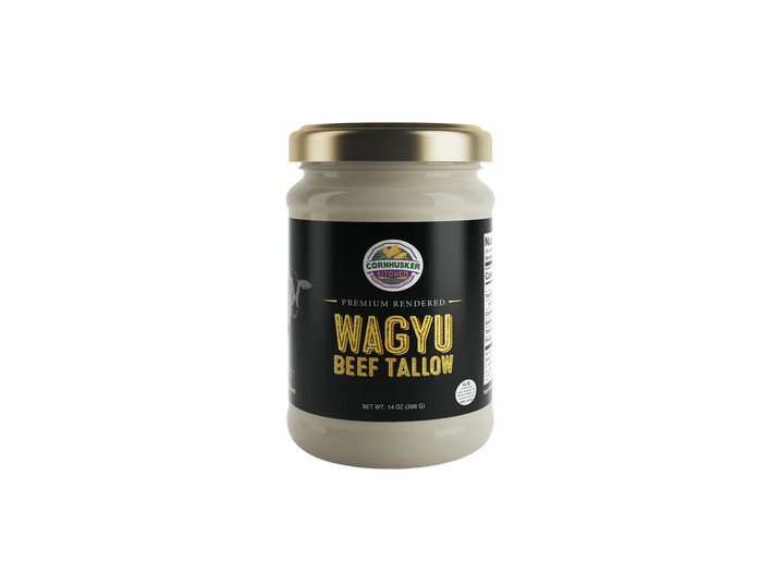Premium Wagyu Beef Tallow – 14 oz jar of gourmet cooking fat