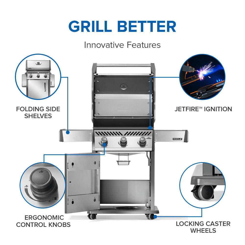 Napoleon Grills Rogue® 425 Gas Grill - Stainless Steel
