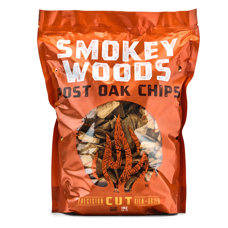 Smokey Woods™ Bagged Post Oak Wood Chips - Nationwide Shipping Available