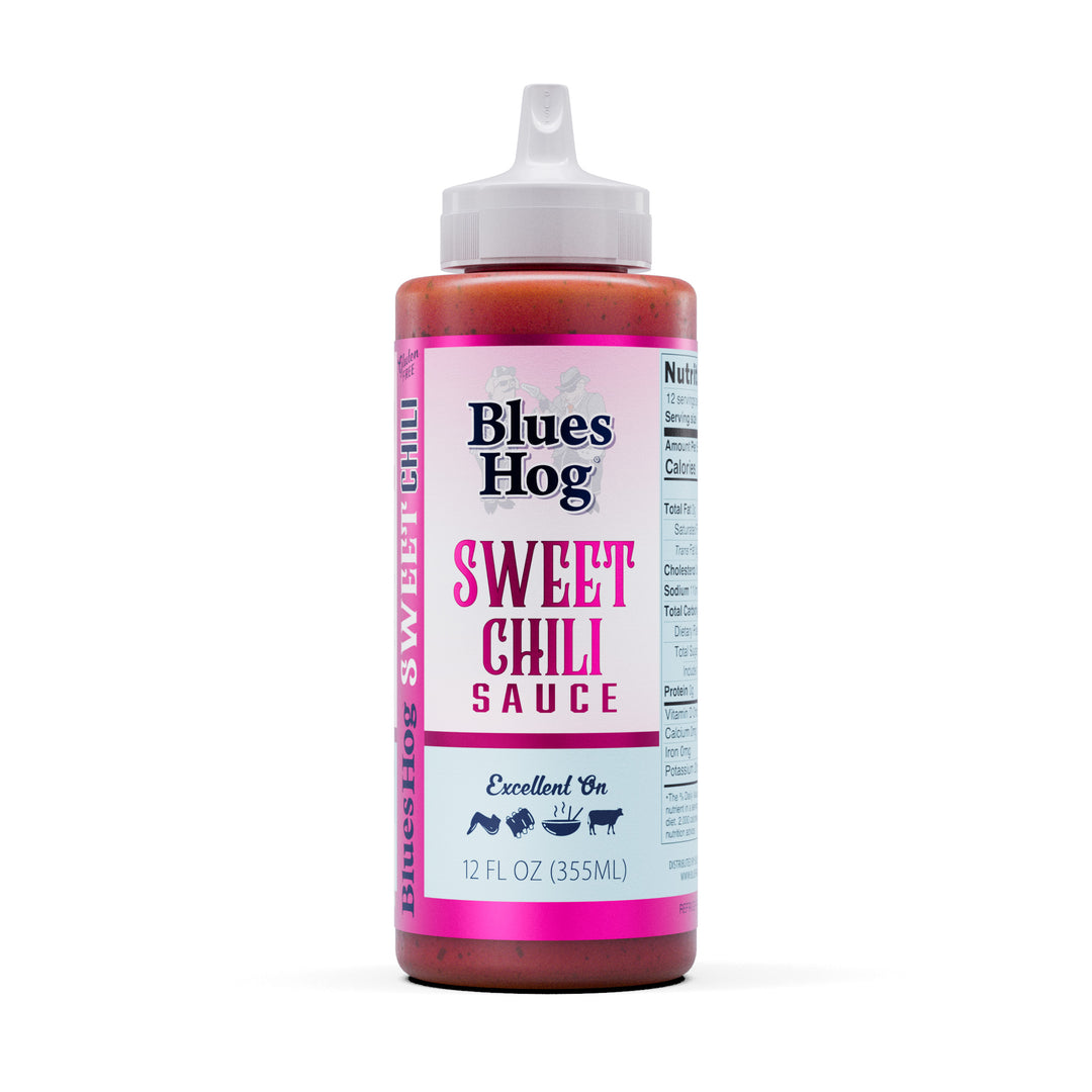 Blues Hog Sweet Chili Sauce, Sweet & Spicy Dipping Sauce, Gluten-Free, No High Fructose Corn Syrup, Made in the USA, 12 oz | American Fire BBQ & Grilling Supply
