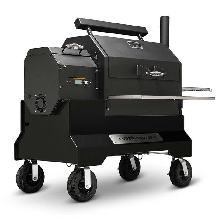 Yoder Smokers YS640S Pellet Grill on Competition Cart