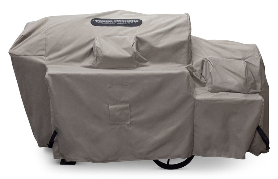 Yoder Smokers Kingman Fitted All-Weather Cover - Removable Stack