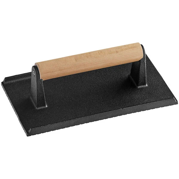 Cast Iron Steak Press &amp; Weight (9" x 5")