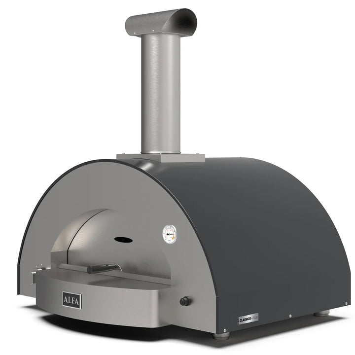 Alfa Classico 4 Pizze Gas Pizza Oven Ardesia Grey