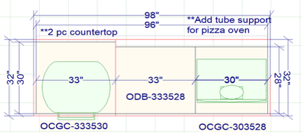 Challenger Custom Outdoor Kitchen Quote 11499g AdamAmy Fauss Project