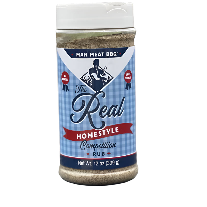 Man Meat BBQ Homestyle Rub – sweet and savory Kansas City all-purpose seasoning