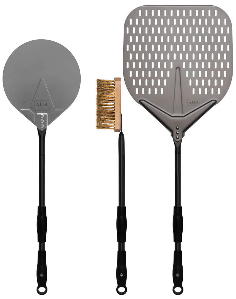 Alfa 48" 3 Piece Pizza Peel Set