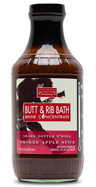 Sweetwater Smoked Apple Spice Brine – pork and rib bath bottle 16 oz