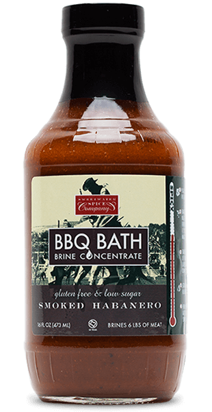 Sweetwater Spice Co. Smoked Habanero BBQ Bath – Spicy Brine for Bold BBQ Flavor (16 oz)