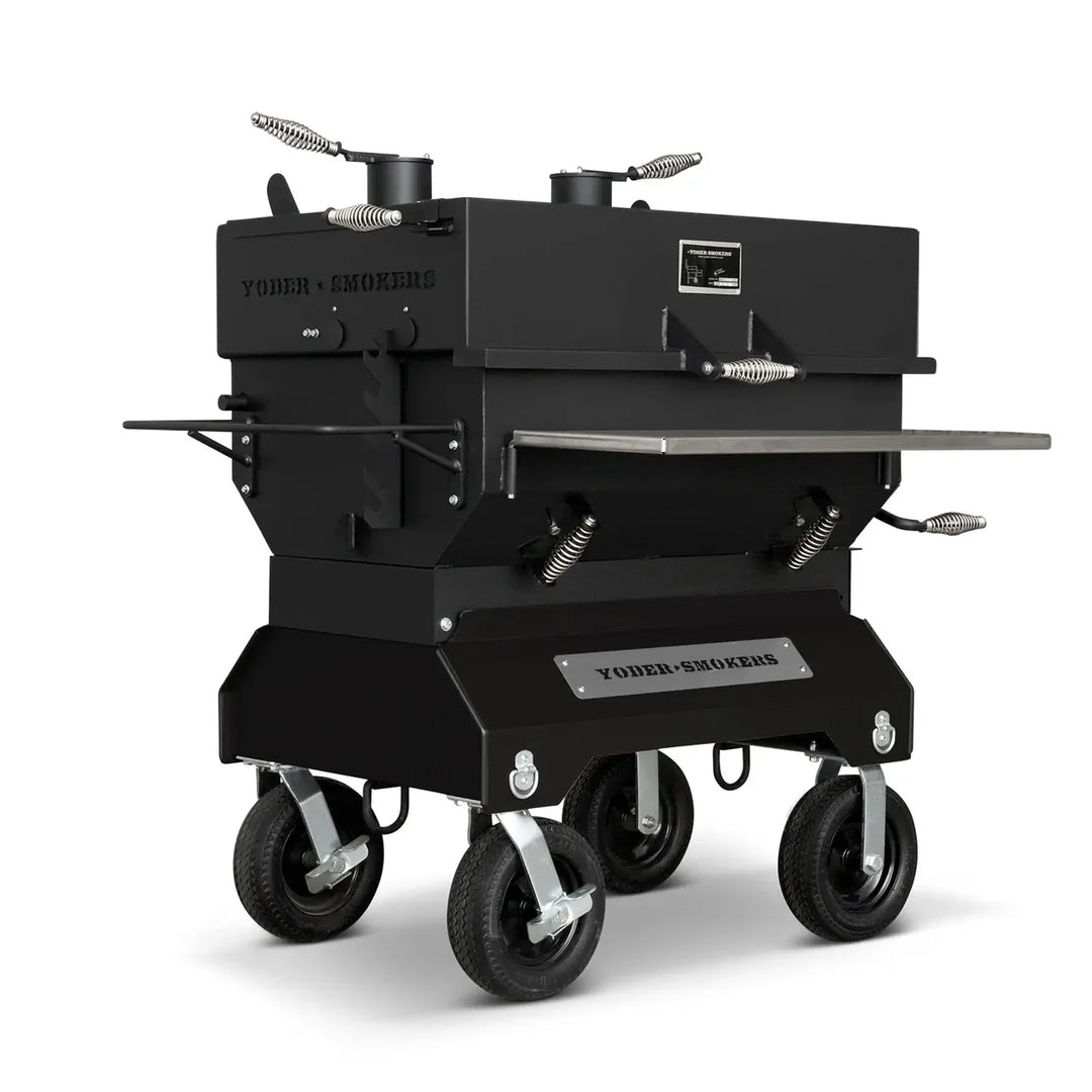 Yoder Smokers Flat Top 24 x 36" Charcoal Grill (Competition Cart)