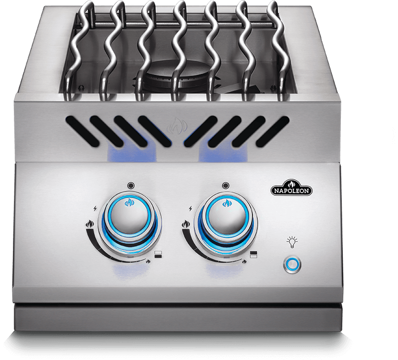 Napoleon Grills Built-In 700 Series Inline Stainless Steel Dual Range Top Drop-In Burner
