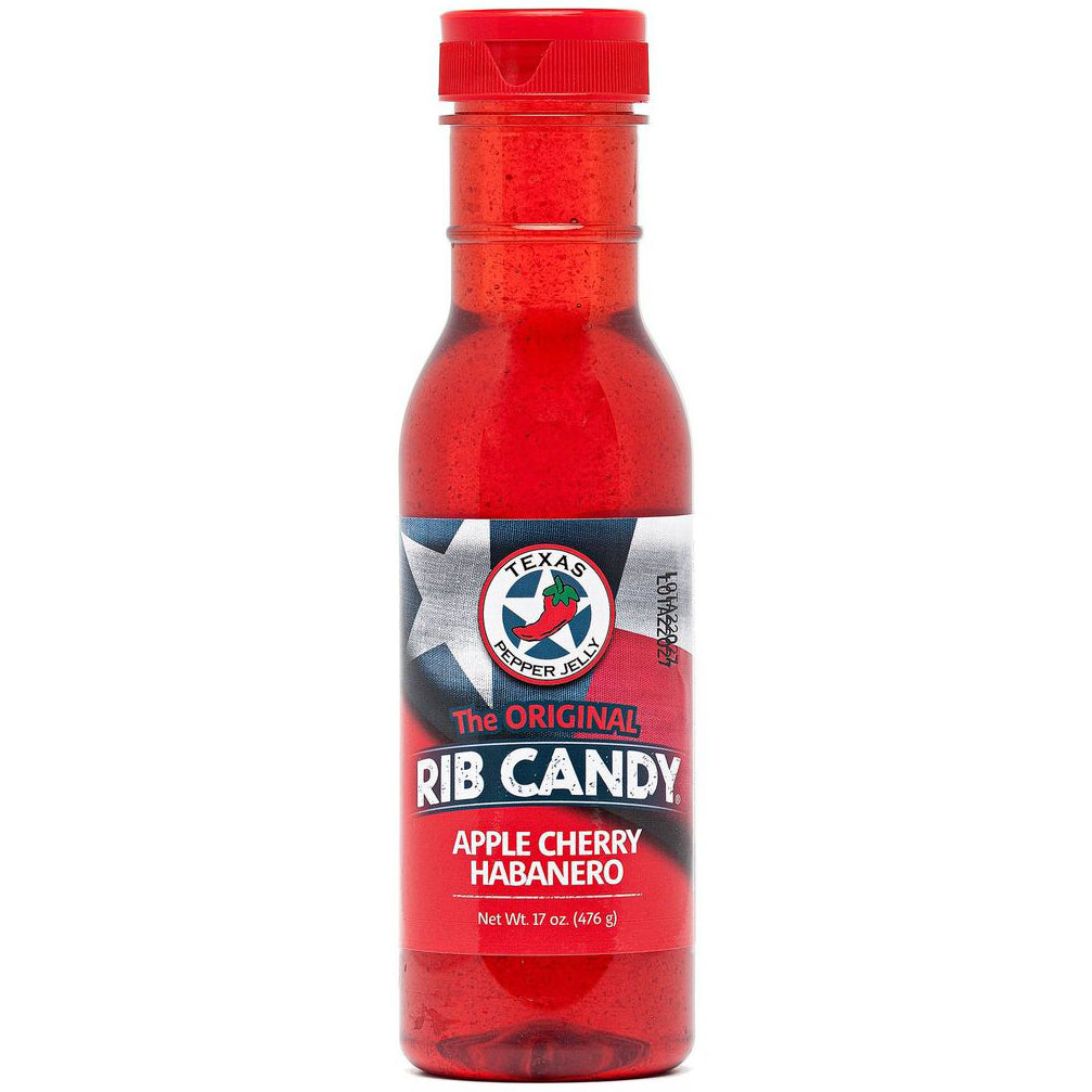 Sweet apple, bold cherry, and spicy habanero — Texas Pepper Jelly Rib Candy is the ultimate glaze for BBQ ribs, pork, and more.