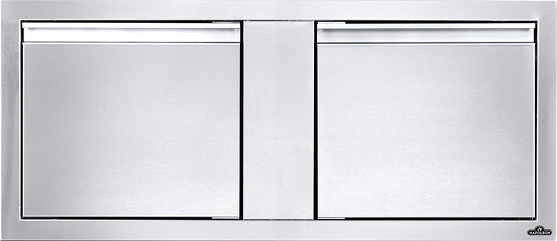 Napoleon Grills Built-In 42" X 16" Small Double Door, Stainless Steel