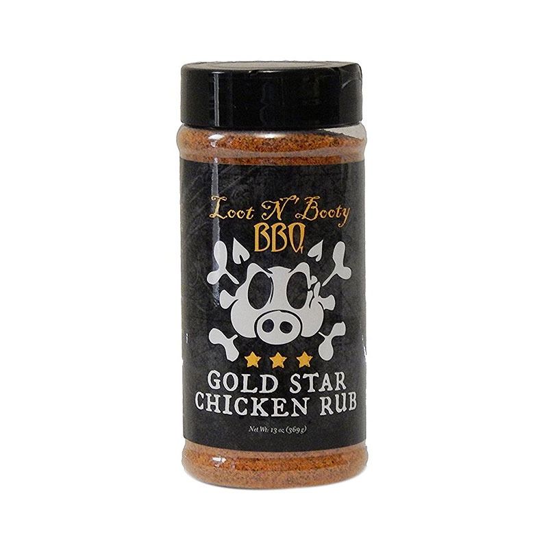 Loot N' Booty Gold Star Chicken Rub
