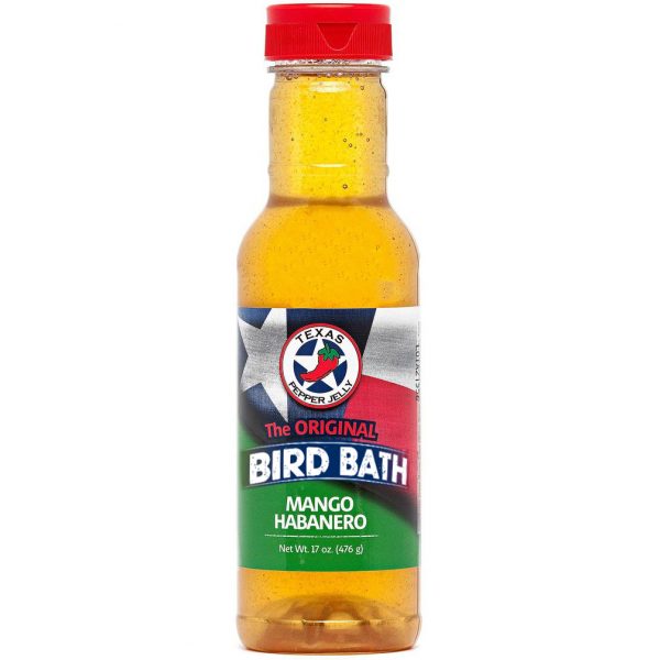 Texas Pepper Jelly Mango Habanero Bird Bath - 25% OFF SALE!