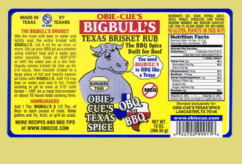 Obie Cue’s Bigbull’s Texas Brisket Rub