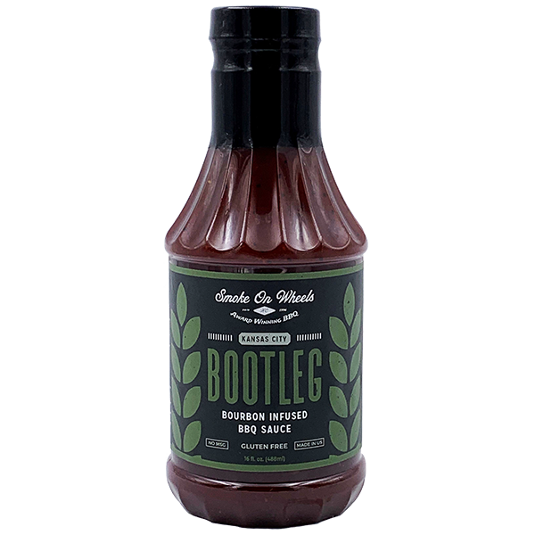 Smoke On Wheels Bootleg BBQ Sauce - Bourbon Infused BBQ Sauce