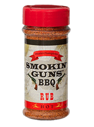 Smokin Guns BBQ Hot Rub - Kansas City Brand