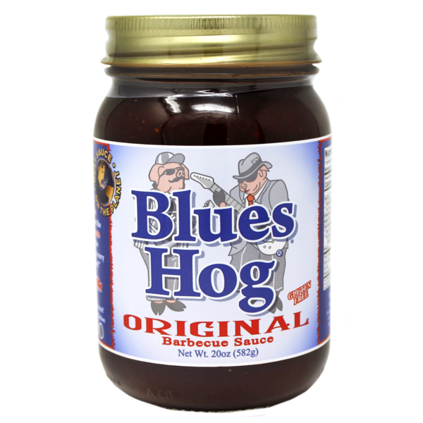 Blues Hog Original BBQ Sauce bottle – 16 oz, classic sweet and tangy BBQ blend