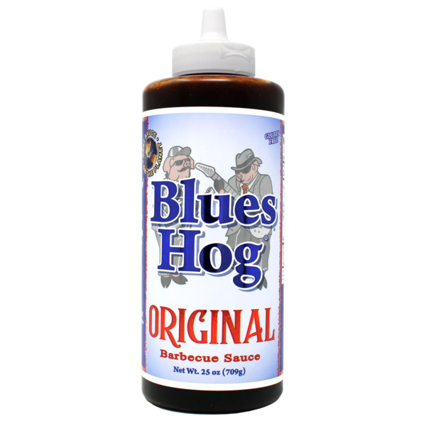Blues Hog Original BBQ Sauce bottle – 16 oz, classic sweet and tangy BBQ blend