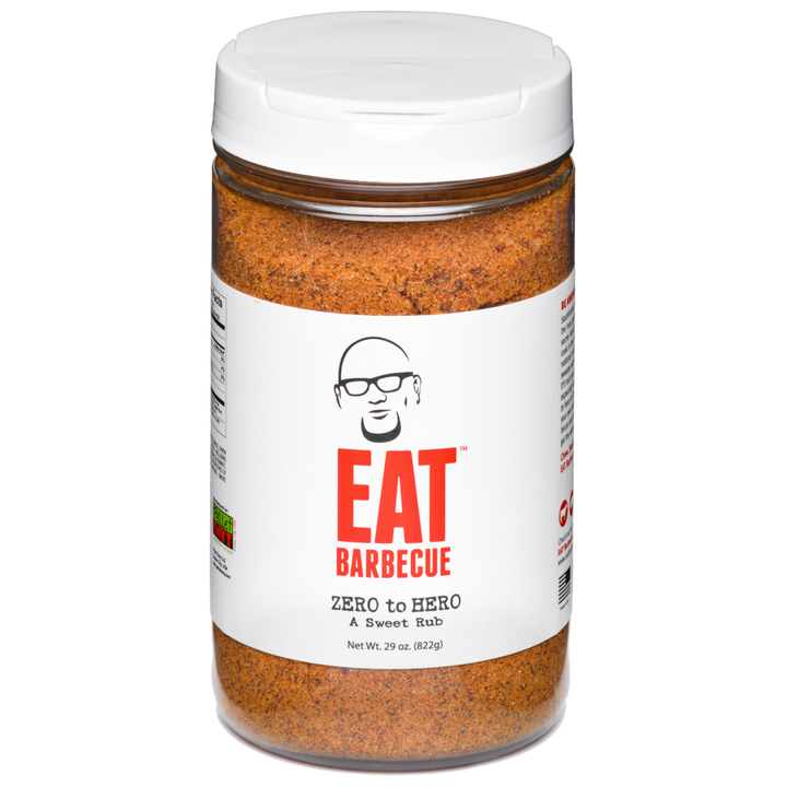 Get legendary bark and bold Kansas City flavor with Zero to Hero BBQ Rub by EAT Barbecue. Competition-grade seasoning built for serious BBQ lovers.