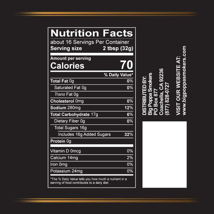 Big Poppa's Granny's BBQ Sauce