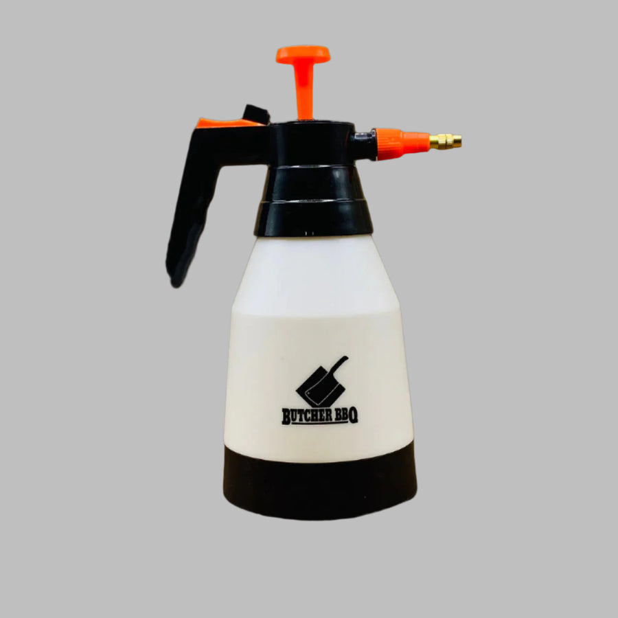 BBQ sprayer used for brisket, ribs, and grill maintenance