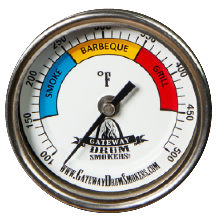 Gateway Drum Smokers® 3" Custom Dial Thermometer
